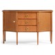 Windsor Crotch Walnut Breakfront Sideboard