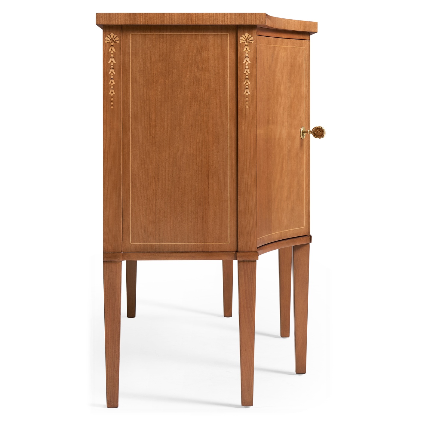 Windsor Crotch Walnut Breakfront Sideboard