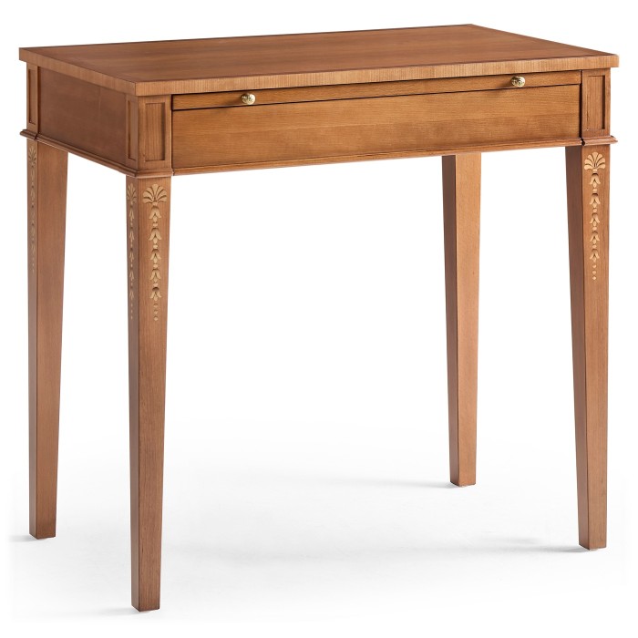 Mahogany Narrow Desk