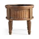 LDS Custom Oval Trough Planter - LDS Taylorsville Temple