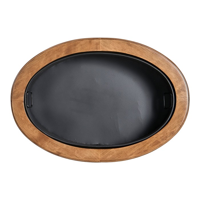 LDS Custom Oval Trough Planter - LDS Taylorsville Temple