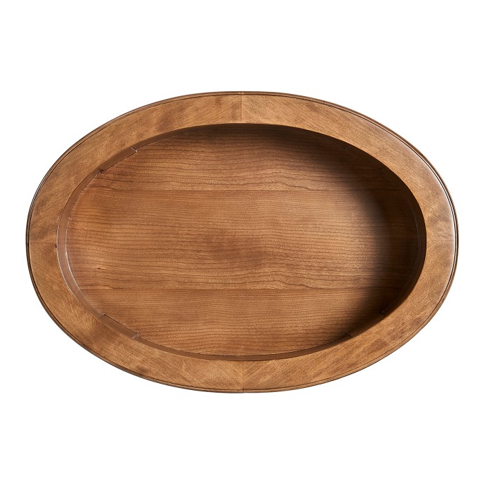 LDS Custom Oval Trough Planter - LDS Taylorsville Temple
