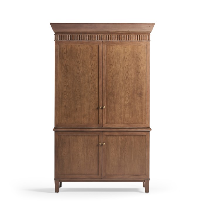 TV Armoire with pocket doors