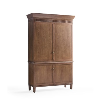 TV Armoire with pocket doors