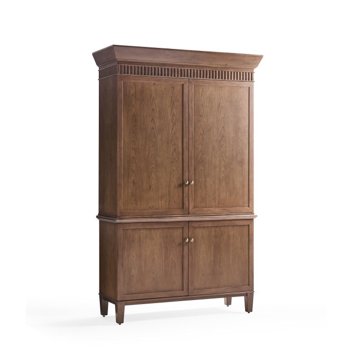 TV Armoire with pocket doors