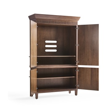 TV Armoire with pocket doors