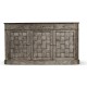 Antique Dark Grey Three Door Sideboard 69