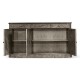 Antique Dark Grey Three Door Sideboard 69