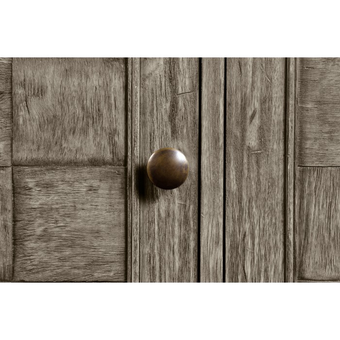 Antique Dark Grey Three Door Sideboard 69