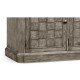 Antique Dark Grey Three Door Sideboard 69