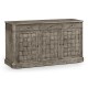 Antique Dark Grey Three Door Sideboard 69