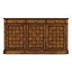 Country Walnut Three Door Sideboard 69
