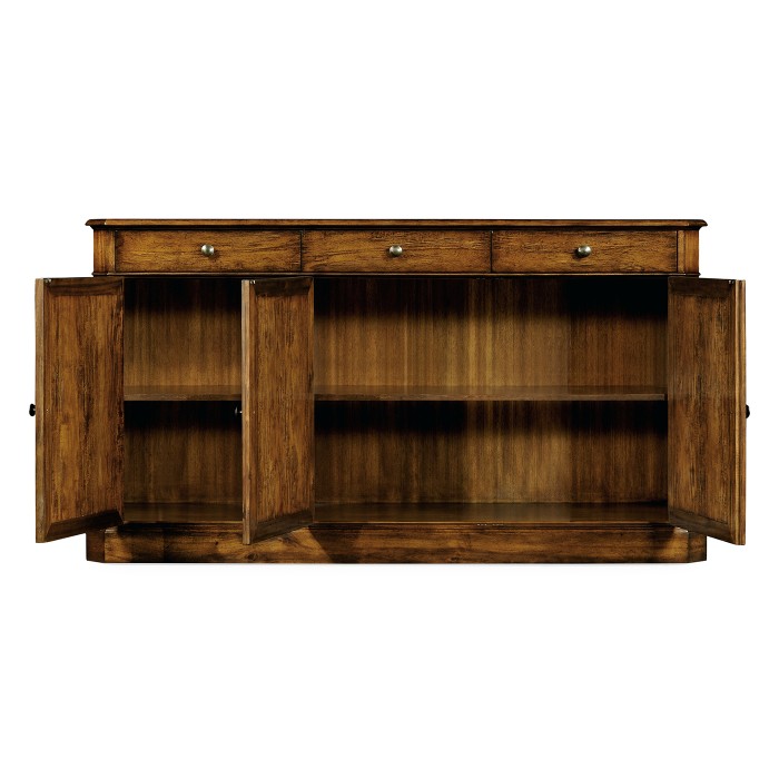 Country Walnut Three Door Sideboard 69