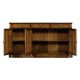 Country Walnut Three Door Sideboard 69