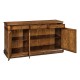 Country Walnut Three Door Sideboard 69