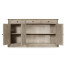 Rustic Grey Three Door Sideboard 69