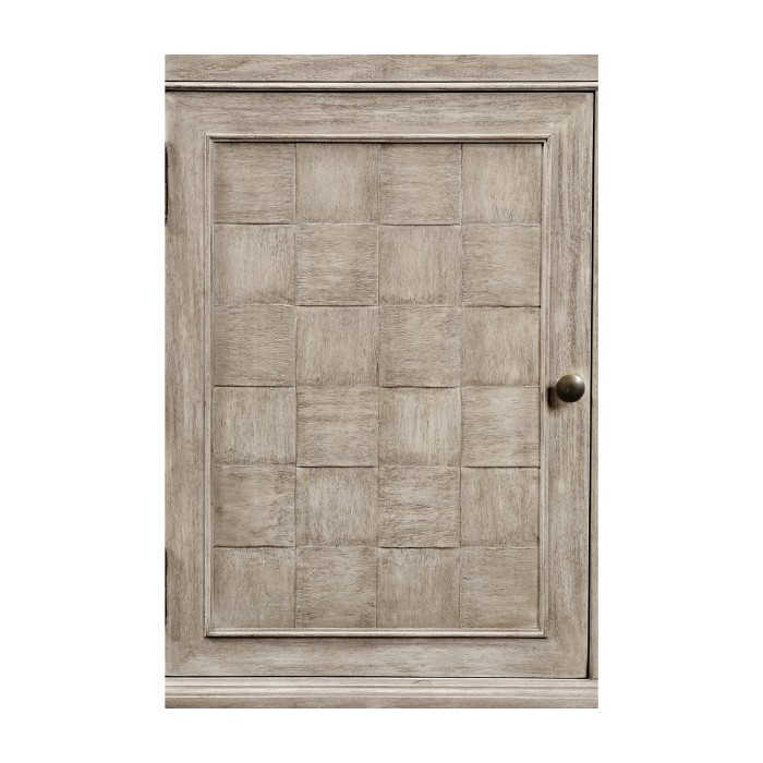 Rustic Grey Three Door Sideboard 69