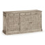 Rustic Grey Three Door Sideboard 69