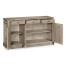 Rustic Grey Three Door Sideboard 69