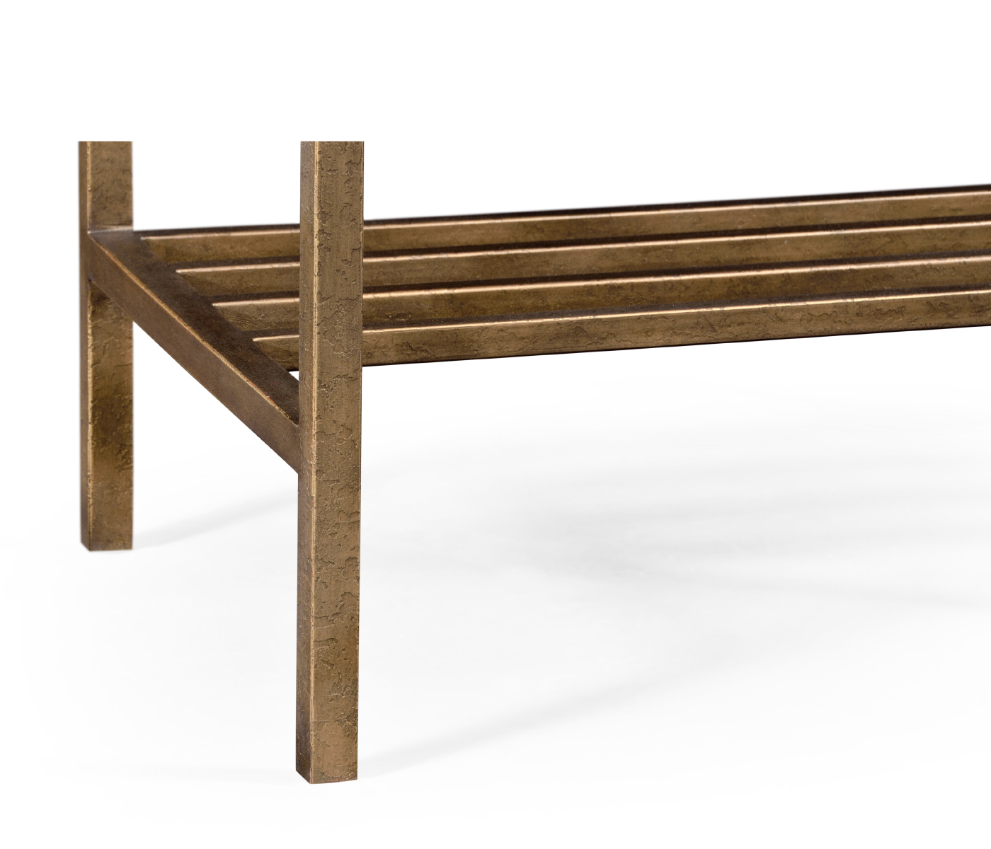 Country Walnut Drinks Cabinet with Iron Base