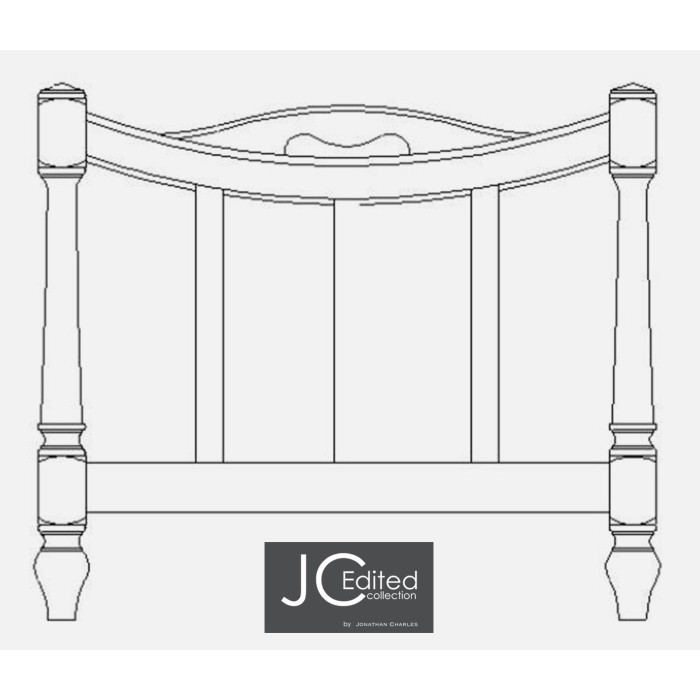 Casual Walnut Magazine Rack
