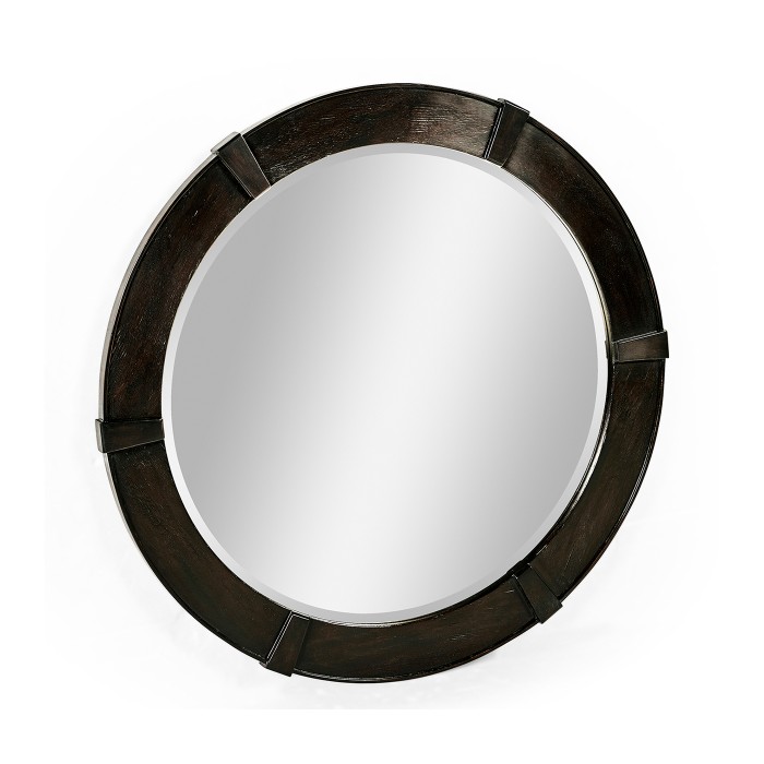 Dark Ale Round Mirror