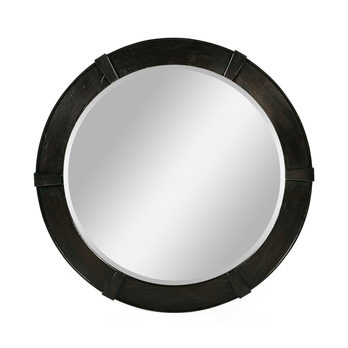 Dark Ale Round Mirror