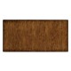 Country Walnut Rectangular Fixed Top Dining Table 71