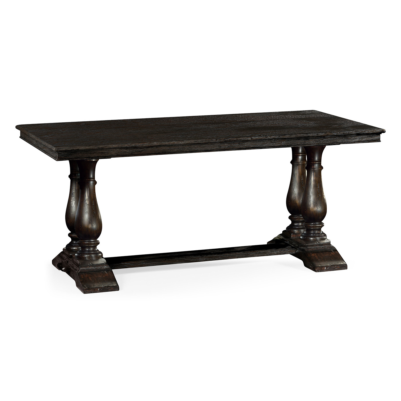 Dark Ale Rectangular Fixed Top Dining Table 71