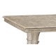 Rustic Grey Rectangular Fixed Top Dining Table 71