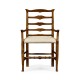 Casual Ladder Back Arm Chair