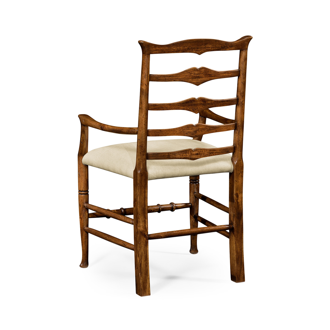 Casual Ladder Back Arm Chair