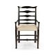 Casual Ladder Back Arm Chair