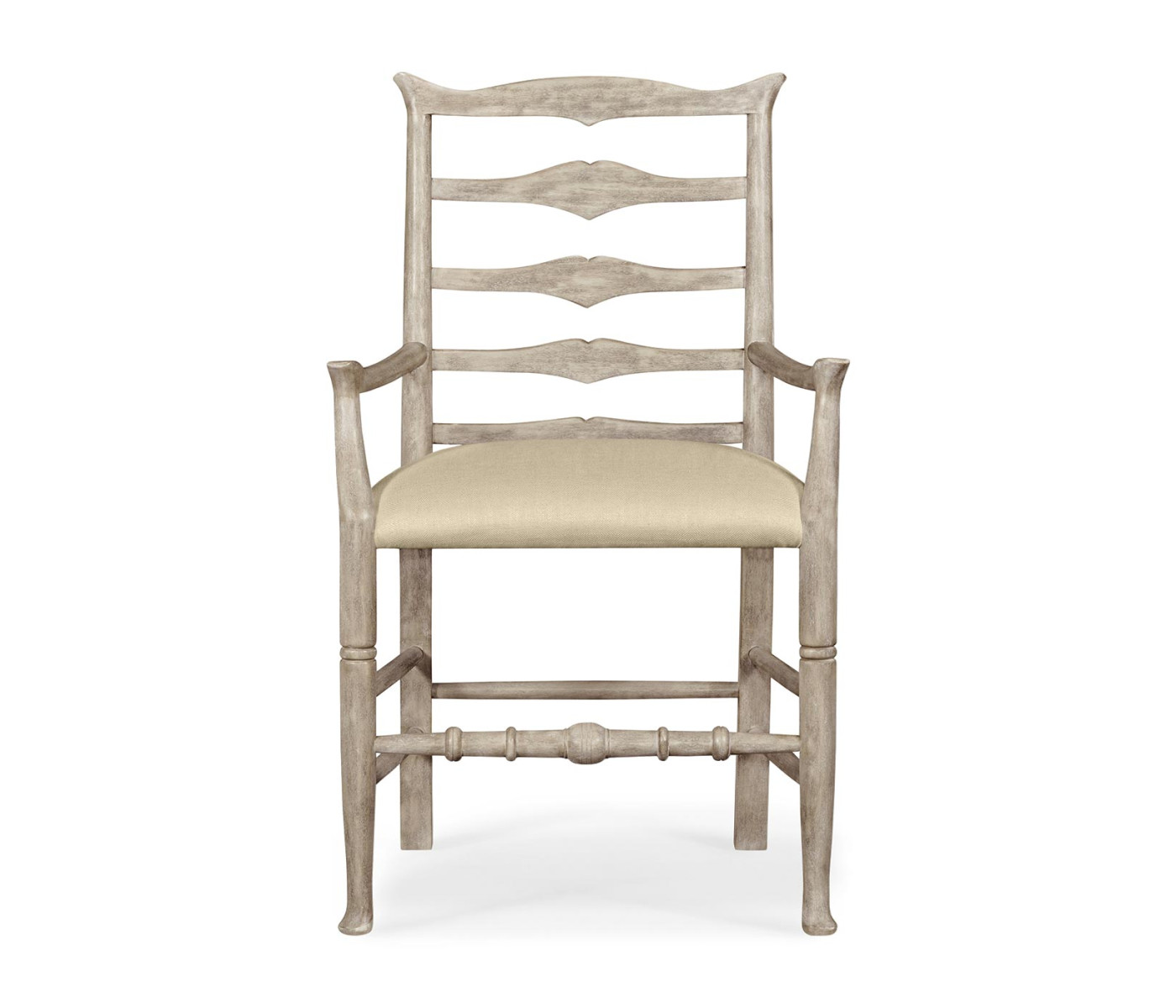 Casual Ladder Back Arm Chair