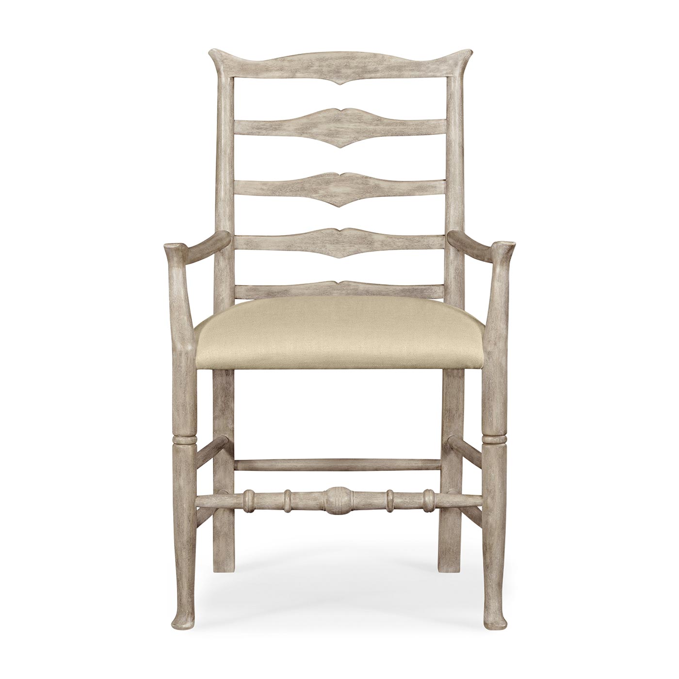 Casual Ladder Back Arm Chair