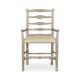 Casual Ladder Back Arm Chair