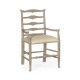 Casual Ladder Back Arm Chair