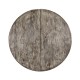 Circular Extending Dining Table in Antique Dark Grey 55