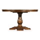 Circular Extending Dining Table in Country Walnut 55