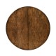 Circular Extending Dining Table in Country Walnut 55