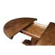 Circular Extending Dining Table in Country Walnut 55