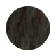 Circular Dark Ale Extending Dining Table 55