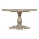 Circular Extending Dining Table in Rustic Grey 55