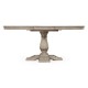 Circular Extending Dining Table in Rustic Grey 55