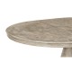 Circular Extending Dining Table in Rustic Grey 55