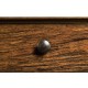 Country Walnut Three Drawer Large Console Table