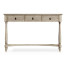 Rustic Grey Three Drawer Large Console Table