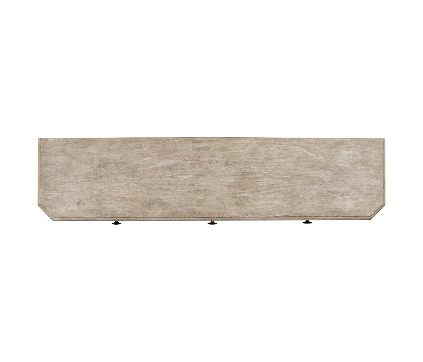 Rustic Grey Three Drawer Large Console Table