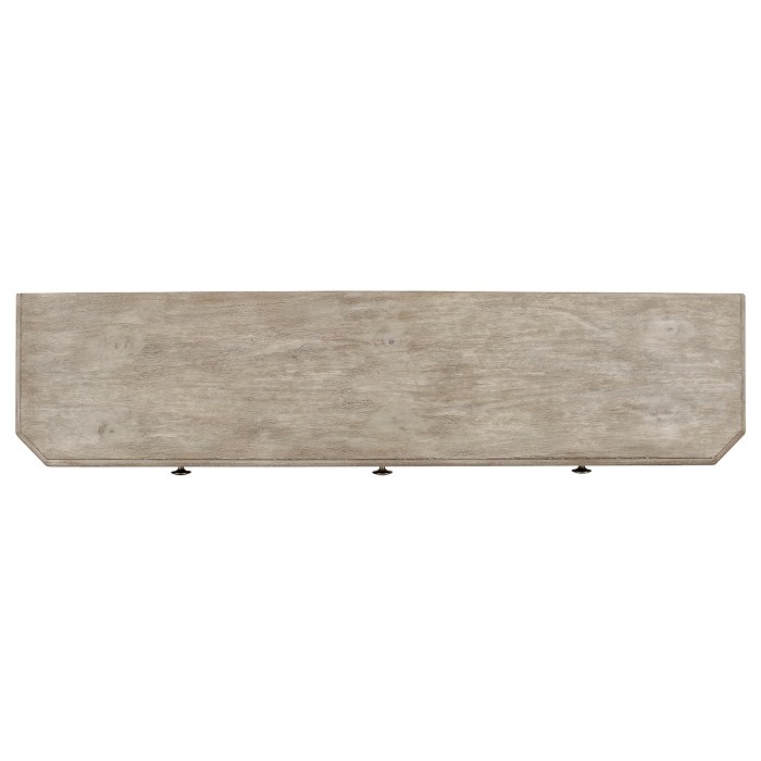 Rustic Grey Three Drawer Large Console Table