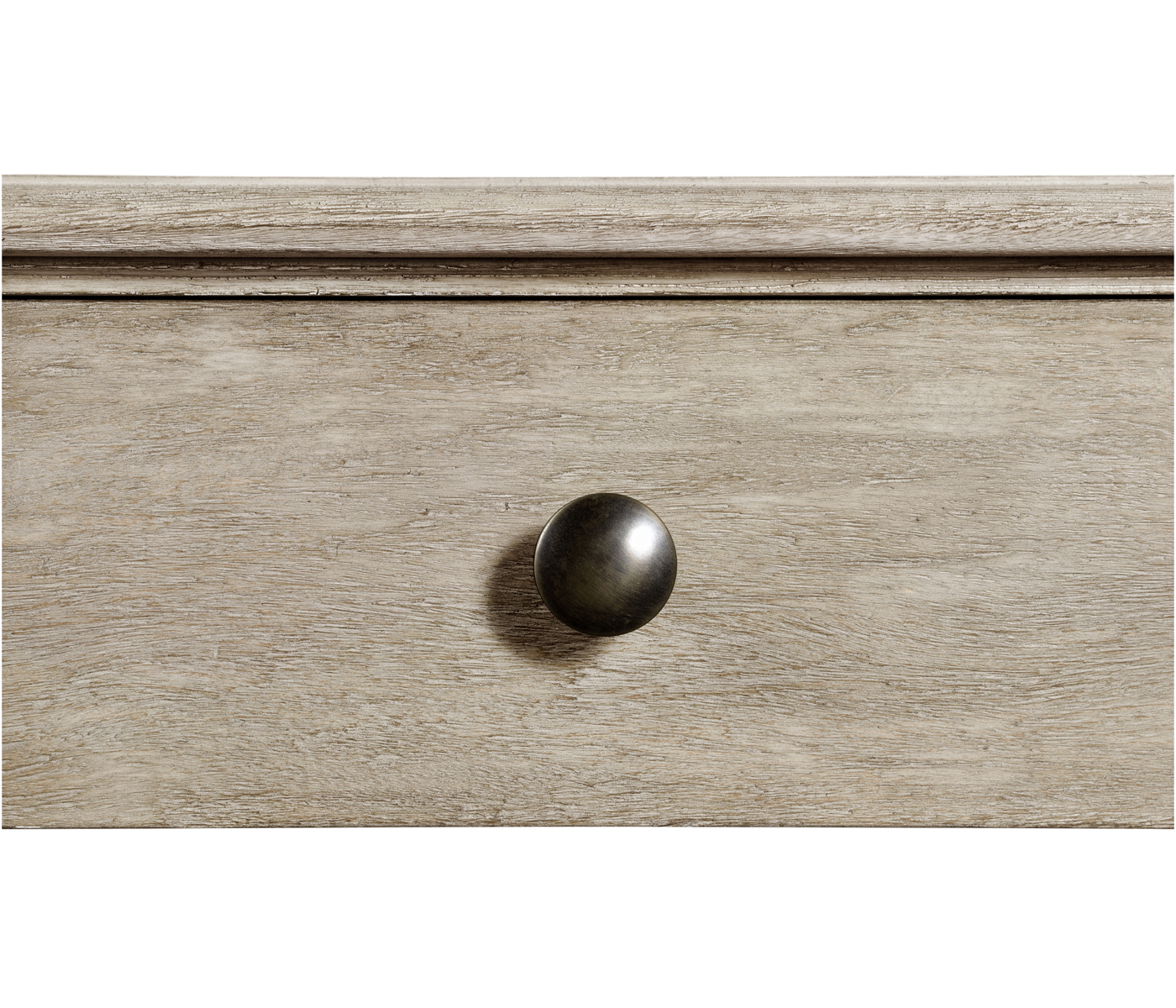 Rustic Grey Three Drawer Large Console Table